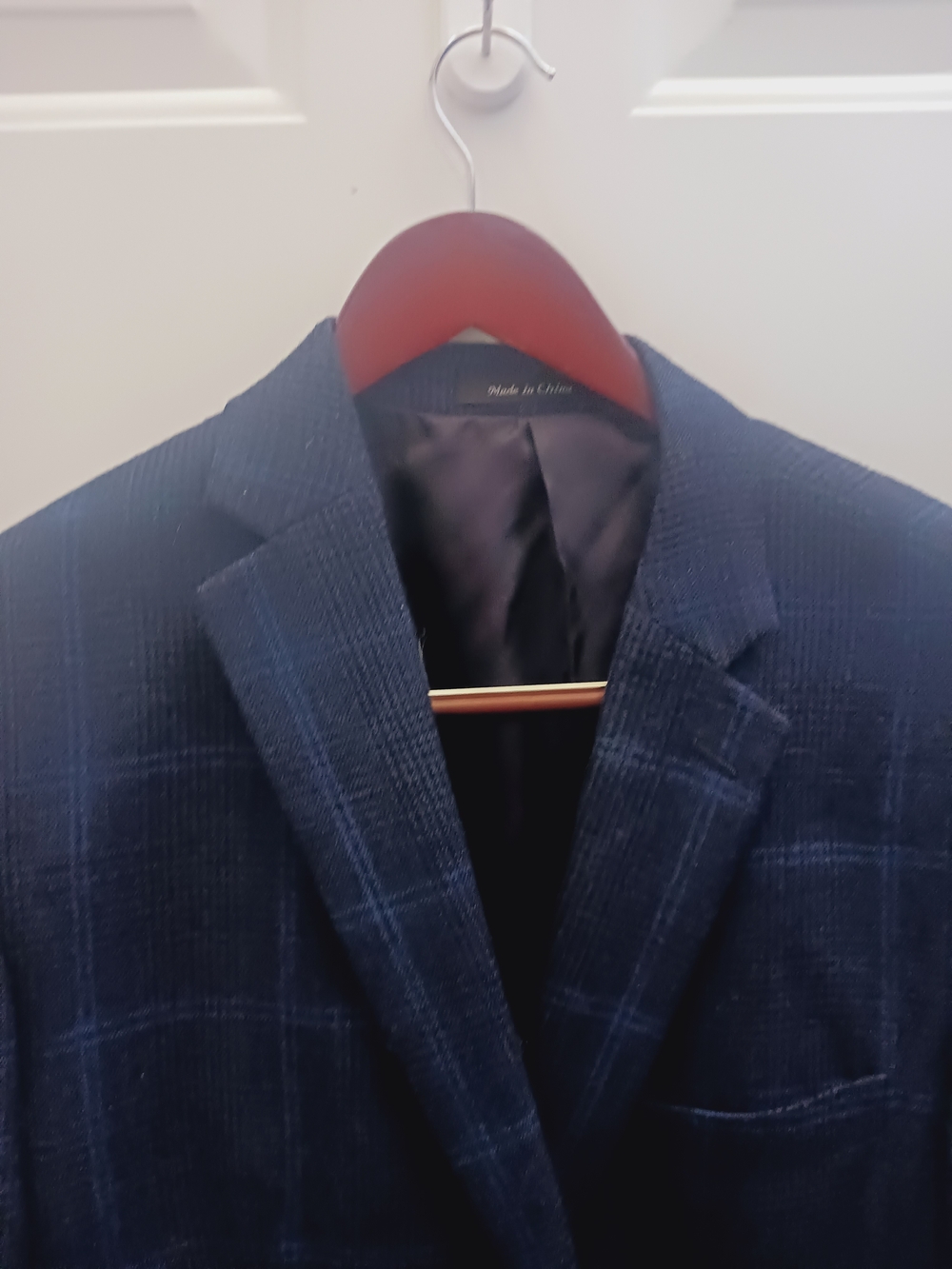 Ralph Lauren Navy Windowpane Two-Button Sport Coat - Picture 2 of 13
